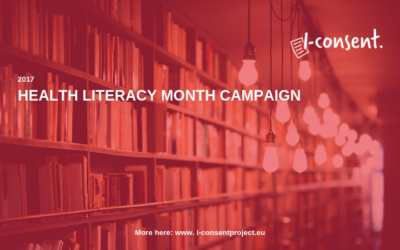 I-Consent taking part in #healthliteracymonth campaign